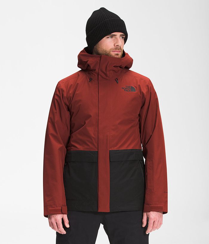 Piumini The North Face Uomo Rosse Scuro - Clement Triclimate® - 231-JVMYUL